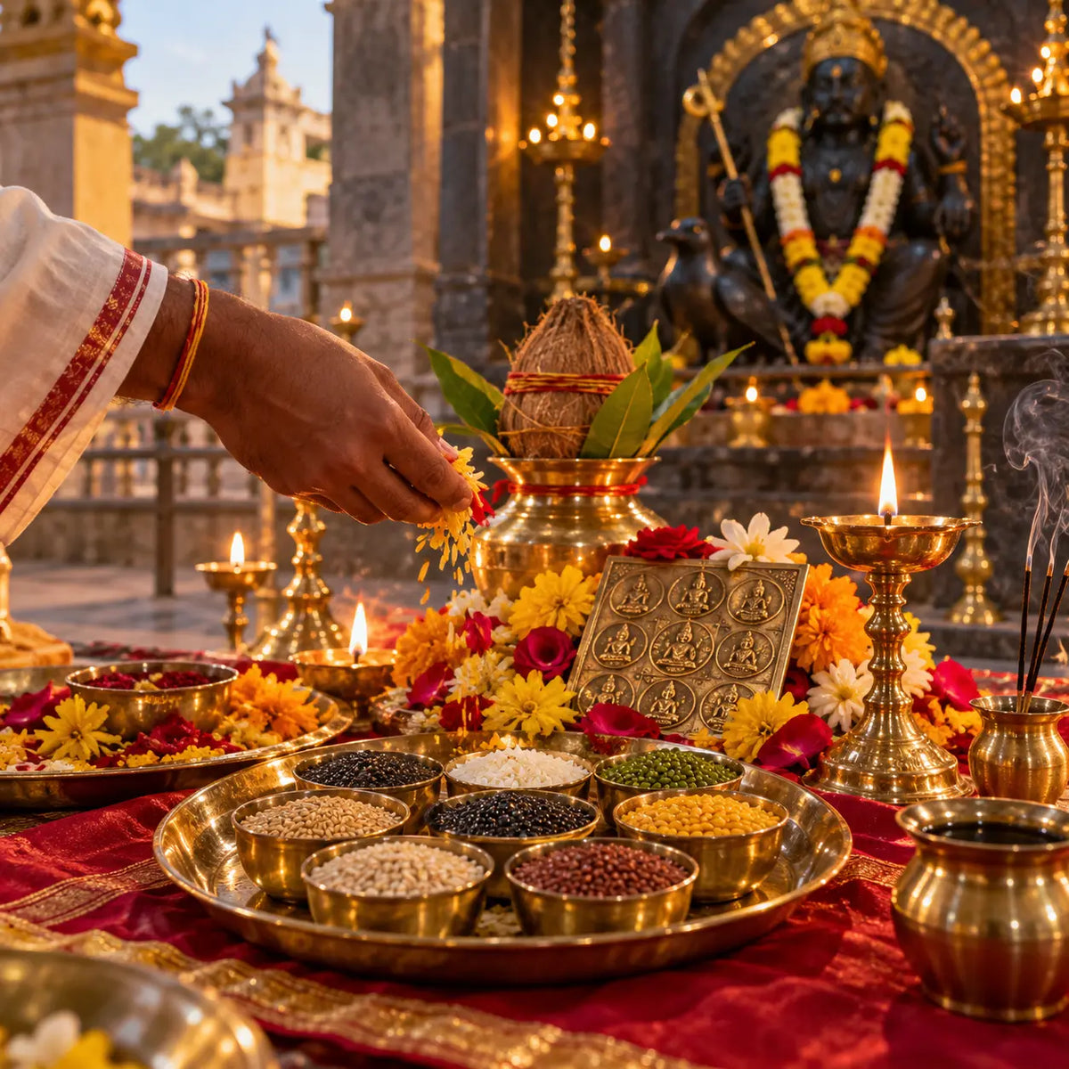 Navgraha Shanti Puja & Shani Til-Tel Abhishek in Ujjain – Navgraha Shani Mandir