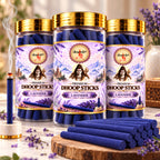 Lavender Dhoop Sticks – Pack of 3 (125g Each) | Premium Floral Fragrance for Puja & Meditation