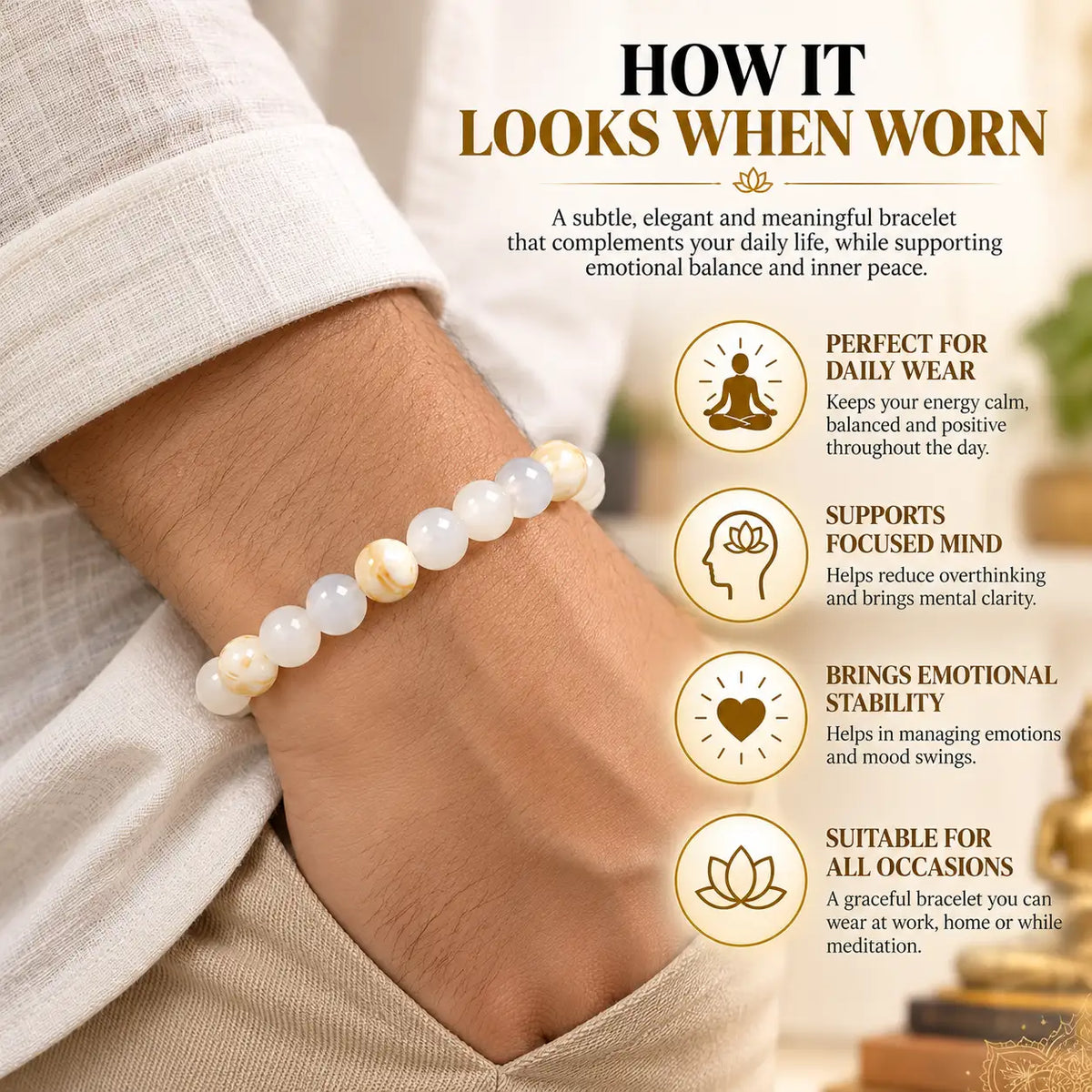 Mulank 2 Crystal Bracelet (Govt Lab Certified)