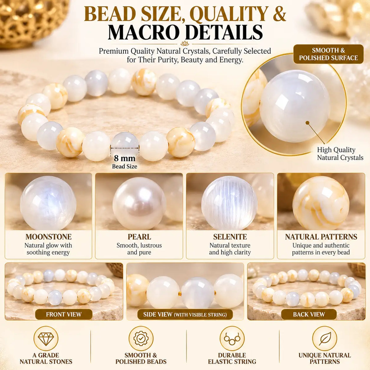 Mulank 2 Crystal Bracelet (Govt Lab Certified)