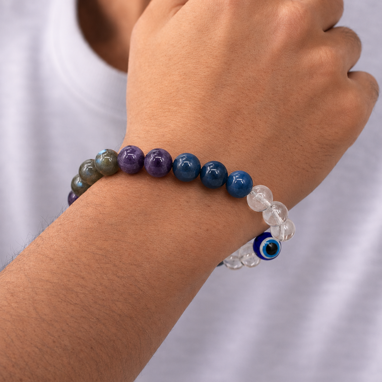 Aquarius (Kumbh) Crystal Bracelet (Govt Lab Certified)