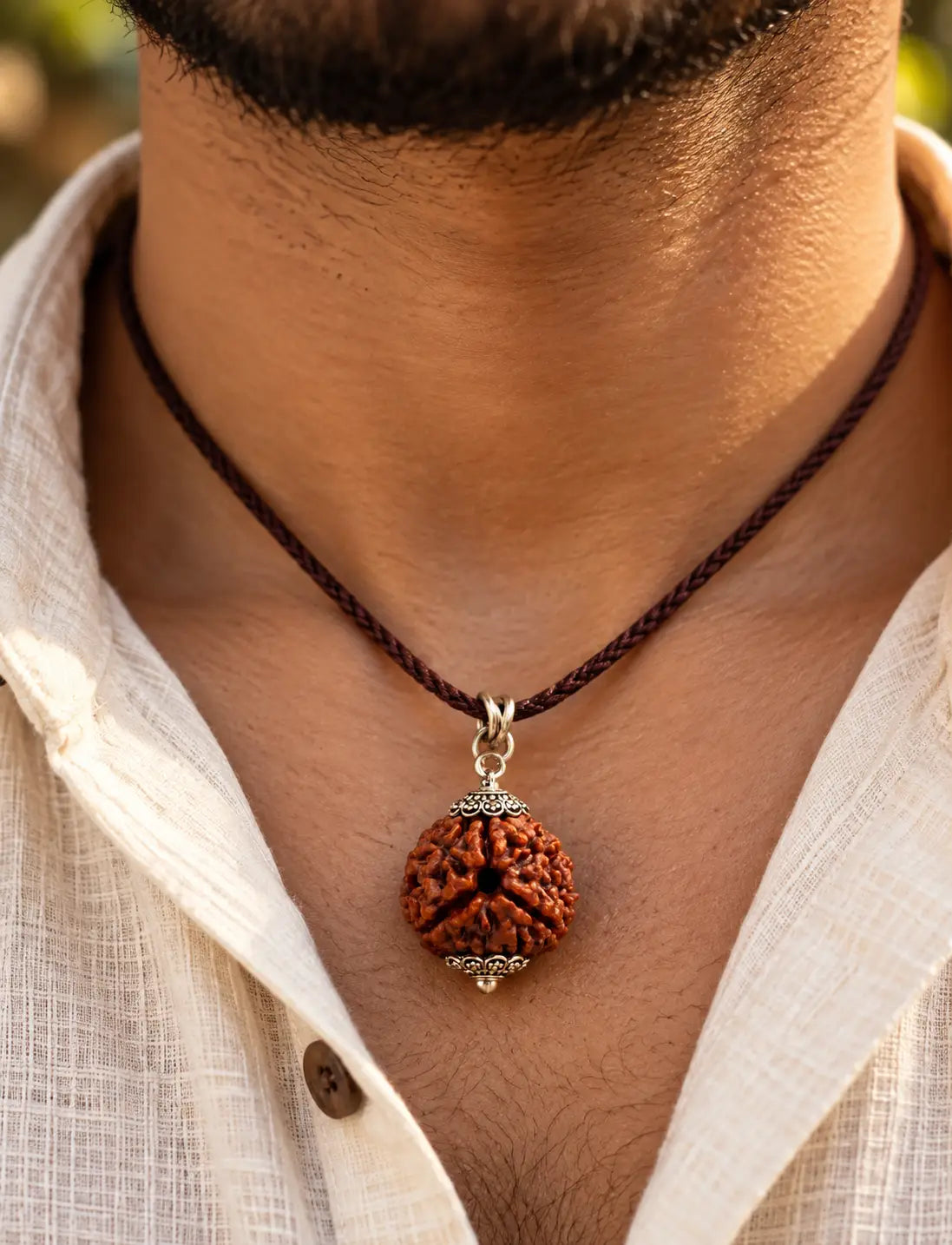 Mulank 9 Crystal Bracelet + 3 Mukhi Rudraksha Combo – Strength, Confidence & Positive Energy