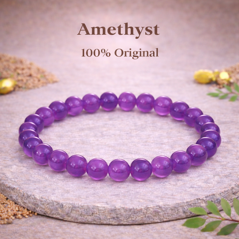 Amethyst Bracelet 100% Original with Certificate