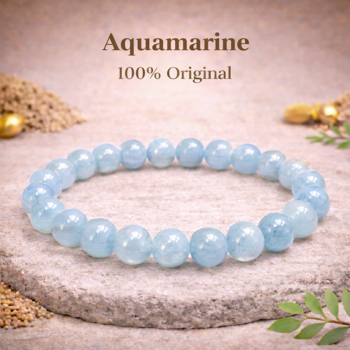 Aquamarine Bracelet 100% Original with Certificate