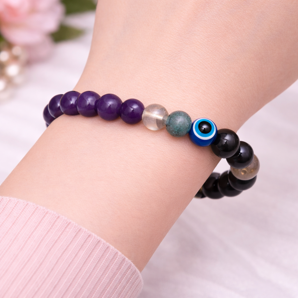 Aquarius (Kumbh) Crystal Bracelet (Govt Lab Certified)