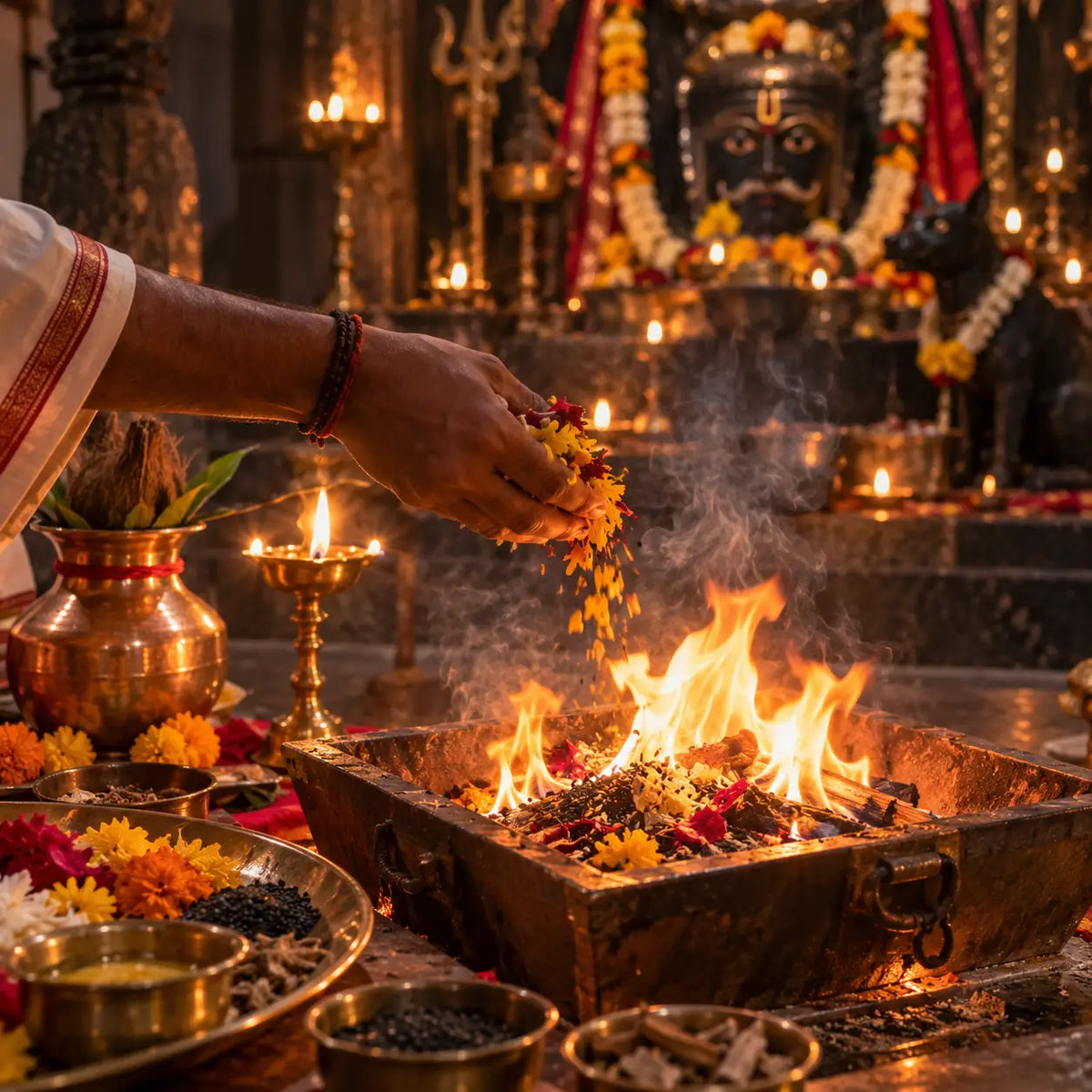 Bhairav Havan & Raksha Kavach Path in Ujjain – Protection Puja at Vikrant Bhairav Mandir