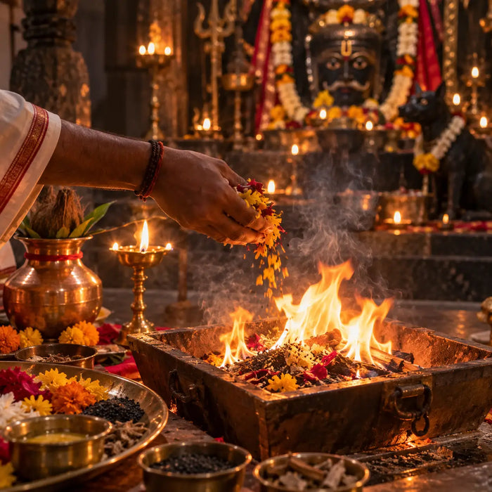 Bhairav Havan & Raksha Kavach Path in Ujjain – Protection Puja at Vikrant Bhairav Mandir