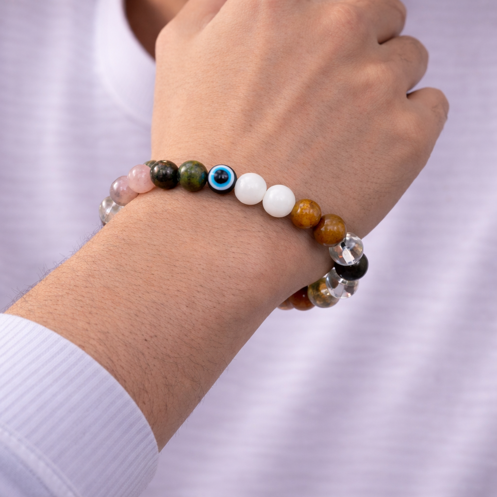 Pregnancy / Garbh Sukh Crystal Bracelet (Govt Lab Certified)
