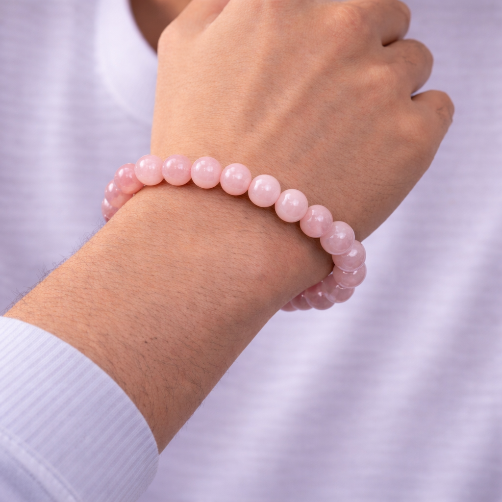 Rose Quartz Bracelet 100% Original with Certificate