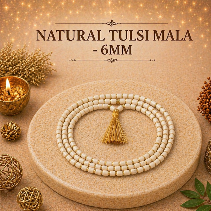 Natural Tulsi Mala -6 mm