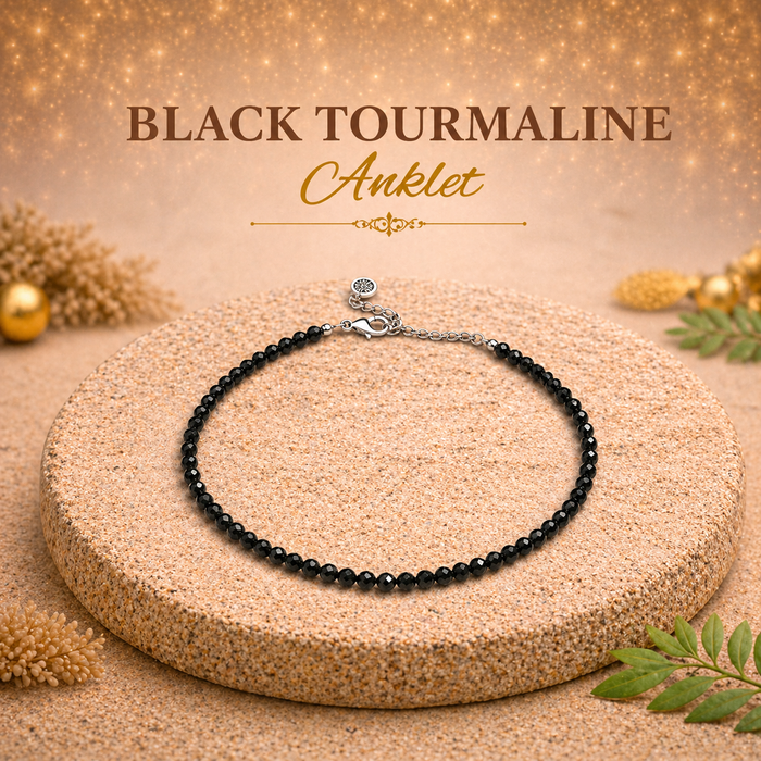 Black Tourmaline Anklet