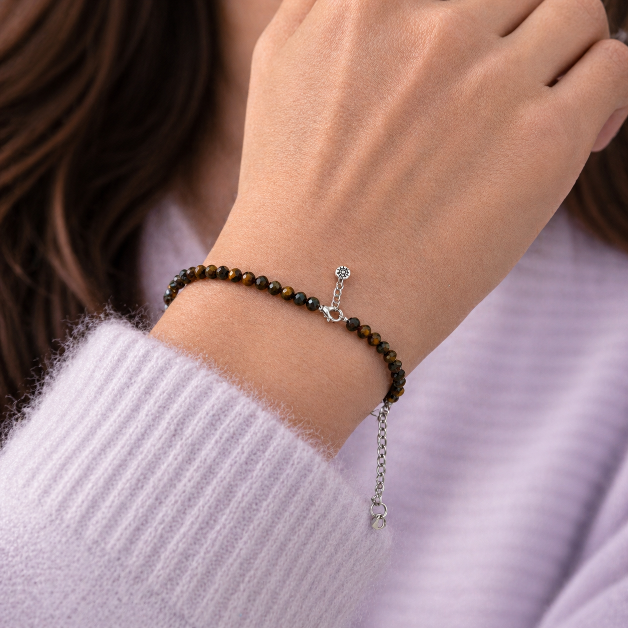 Tiger Eye Anklet