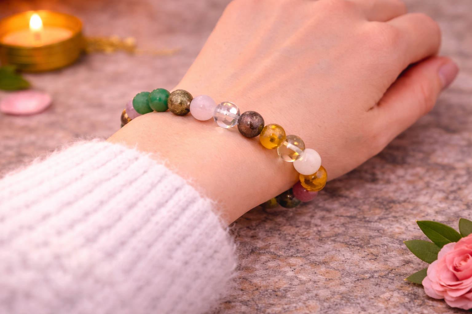Love + Money Crystal Bracelet