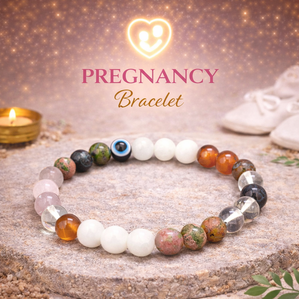 Pregnancy / Garbh Sukh Crystal Bracelet (Govt Lab Certified)