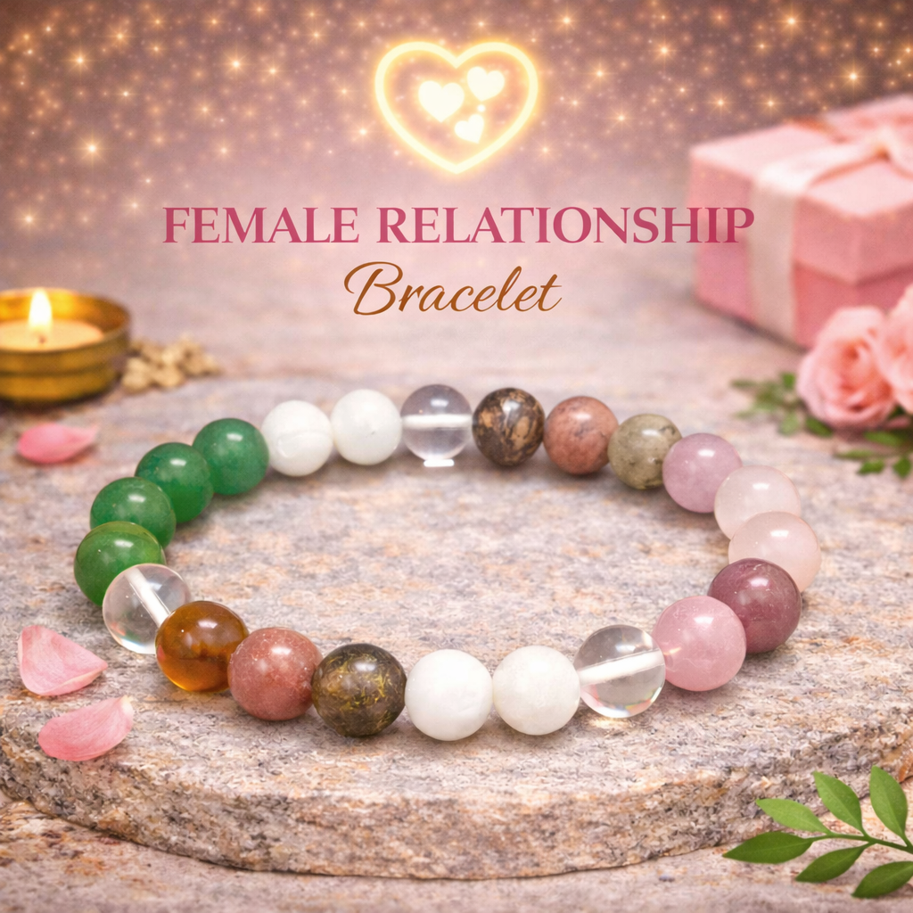 Female Relationship Crystal Bracelet With Certification