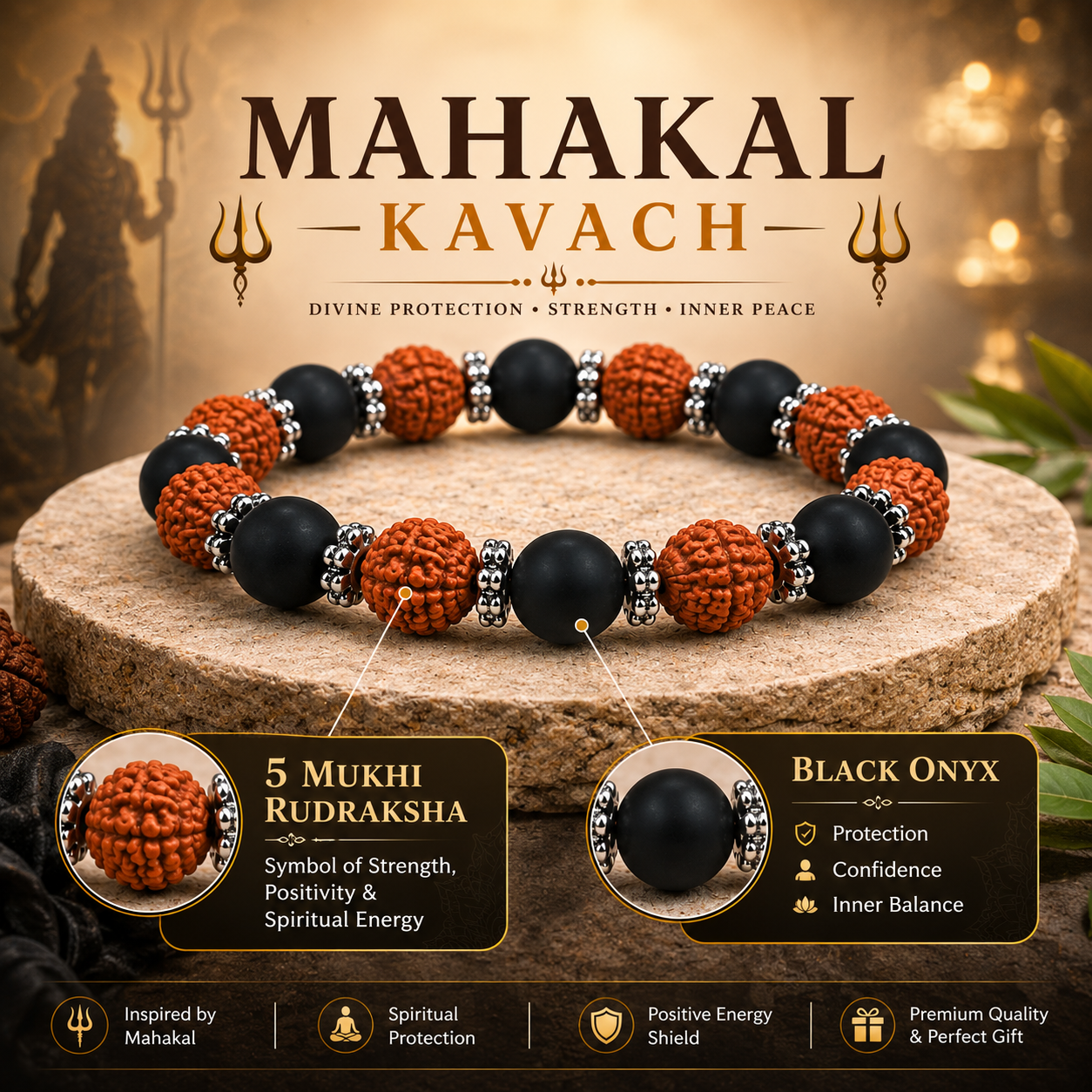 Mahakal Kavach Bracelet