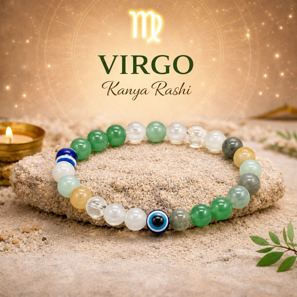 VIRGO (Kanya) Crystal Bracelet (Govt Lab Certified)