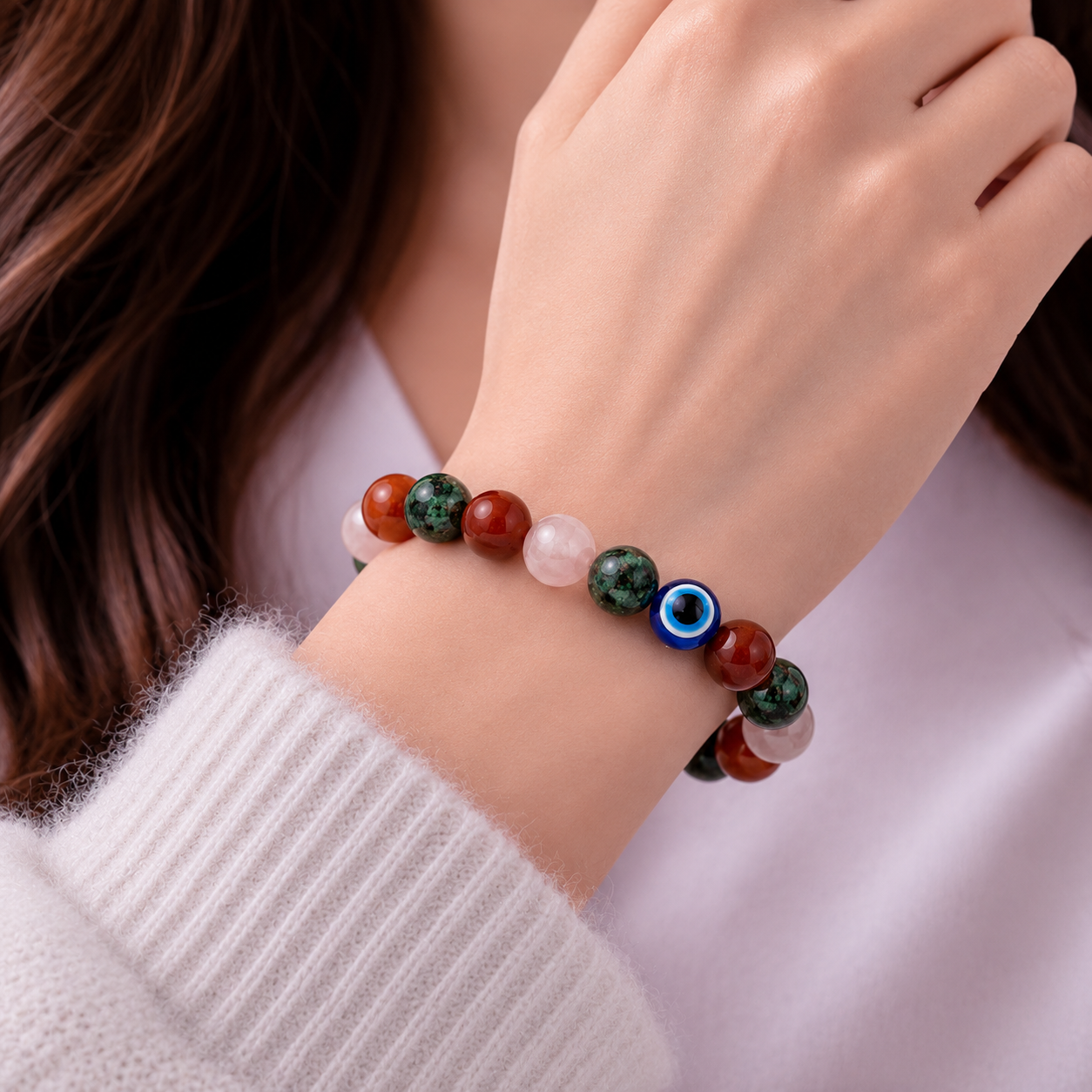 Mulank 1 Crystal Bracelet (Govt Lab Certified)
