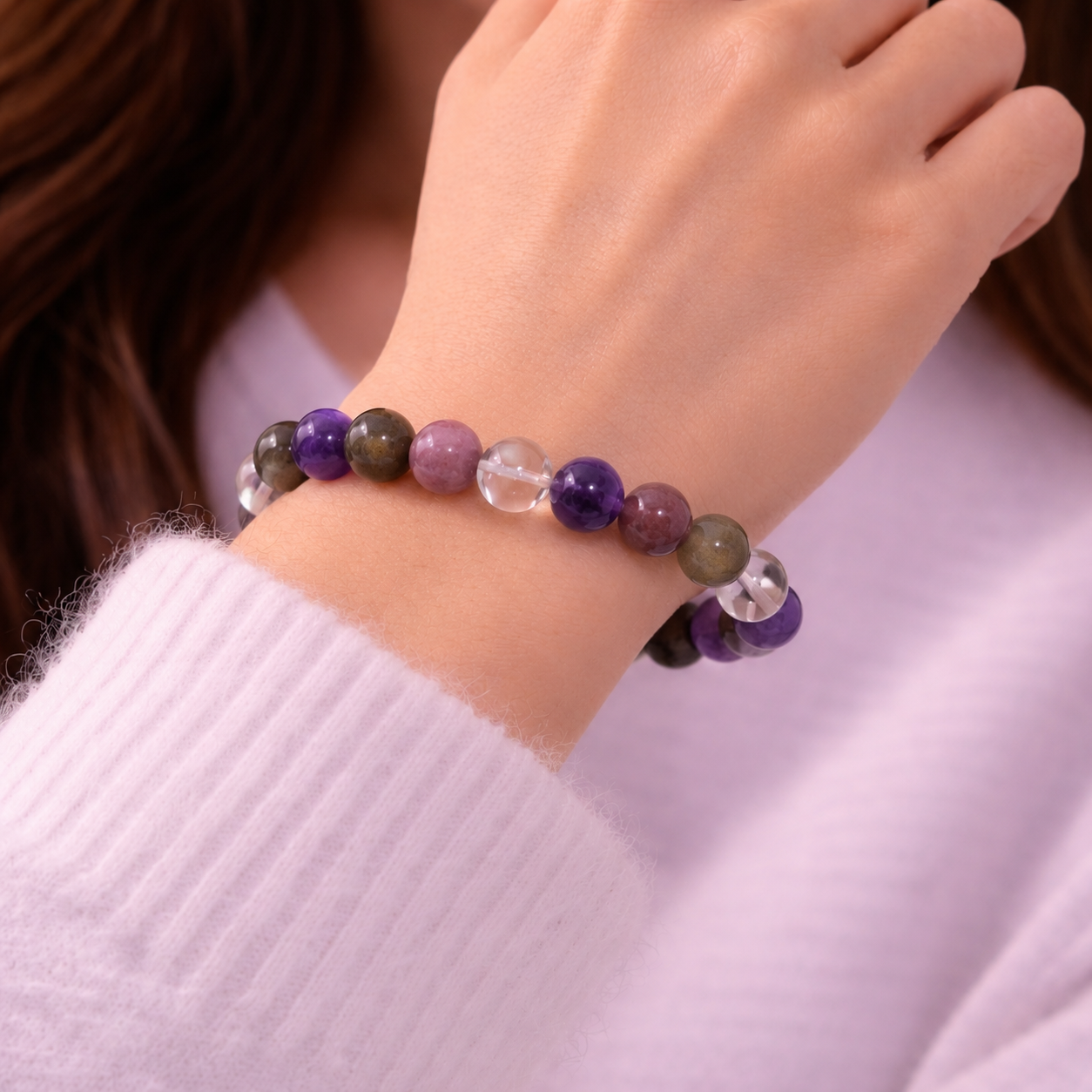 Mulank 7 Crystal Bracelet (Govt Lab Certified)