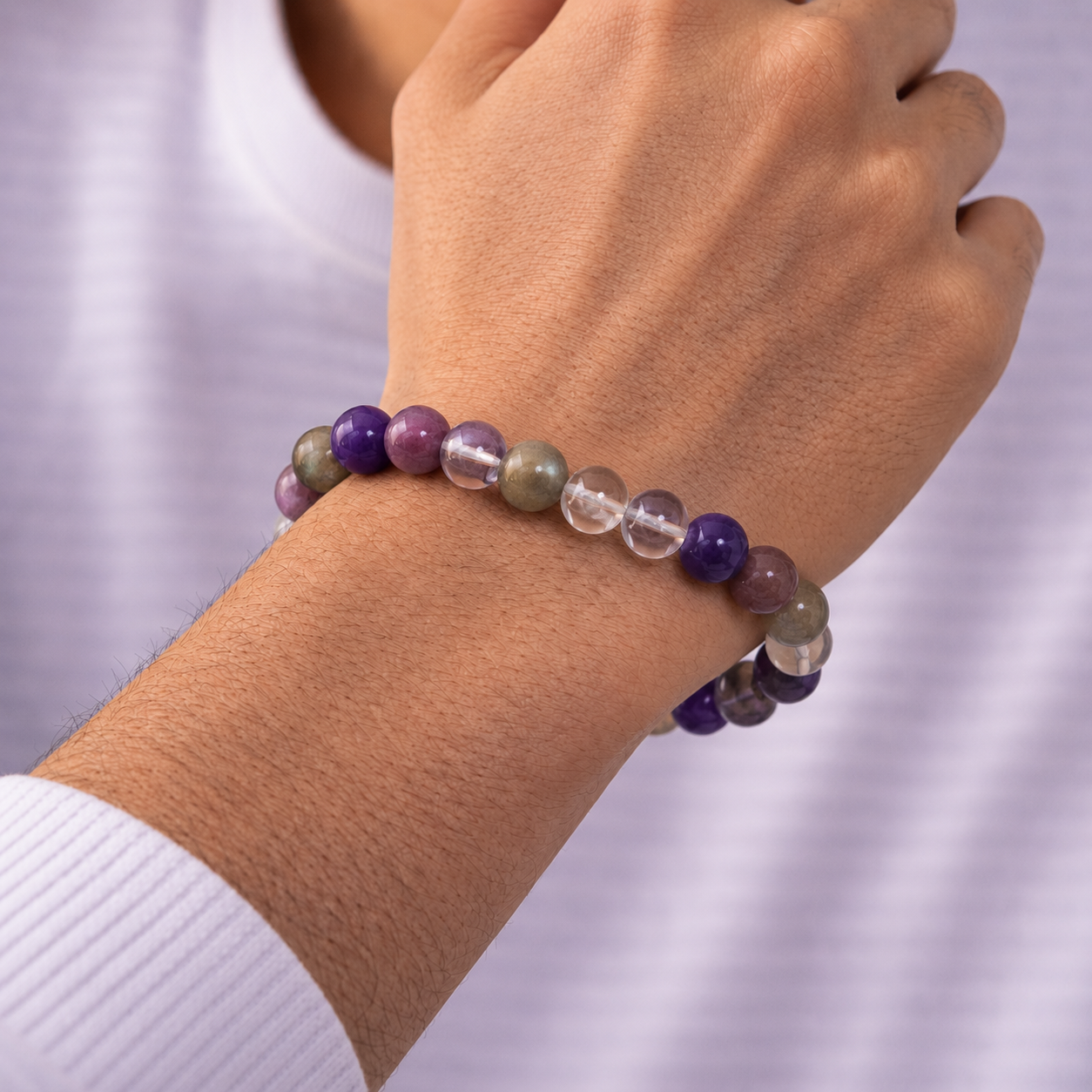 Mulank 7 Crystal Bracelet (Govt Lab Certified)