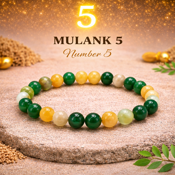 Mulank 5 Crystal Bracelet (Govt Lab Certified)