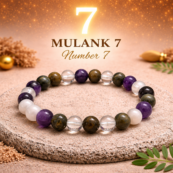 Mulank 7 Crystal Bracelet (Govt Lab Certified)