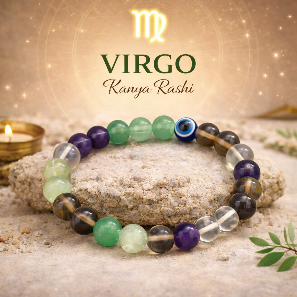 VIRGO (Kanya) Crystal Bracelet (Govt Lab Certified)