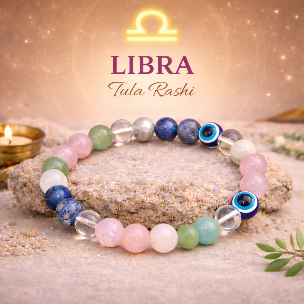 Libra (Tula) Crystal Bracelet (Govt Lab Certified)