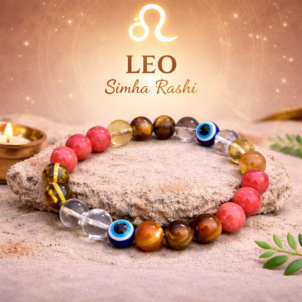 Leo (Simha) Crystal Bracelet (Govt Lab Certified)