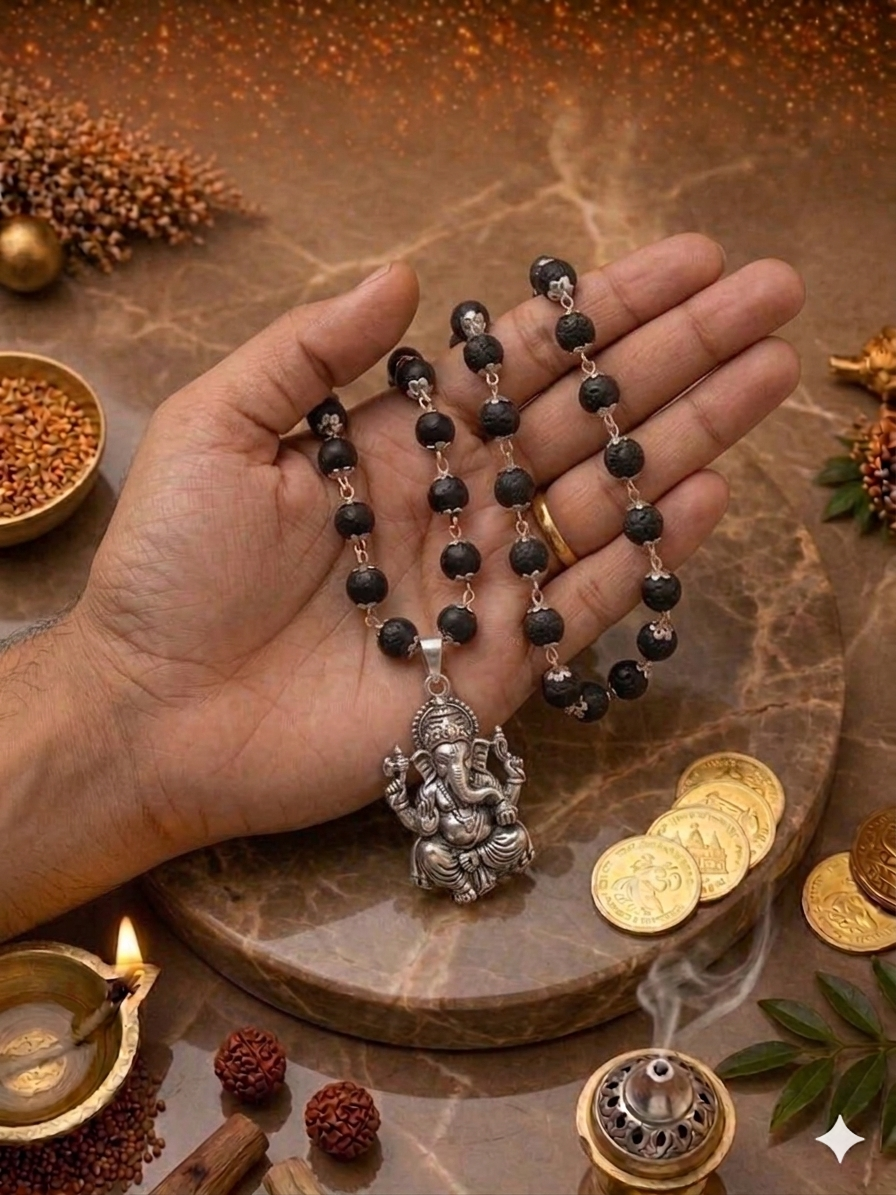 Karungali Ganesha Pendant