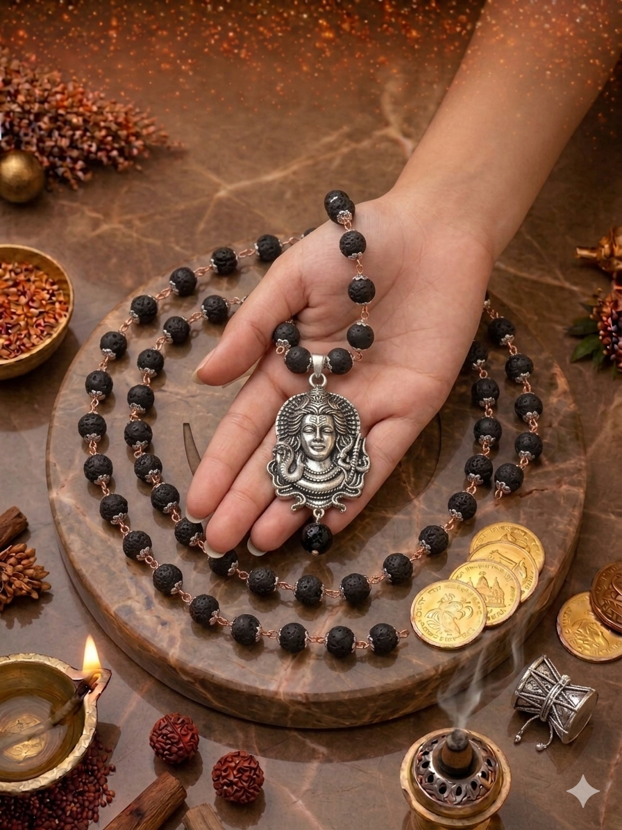 Karungali Shiva Pendant