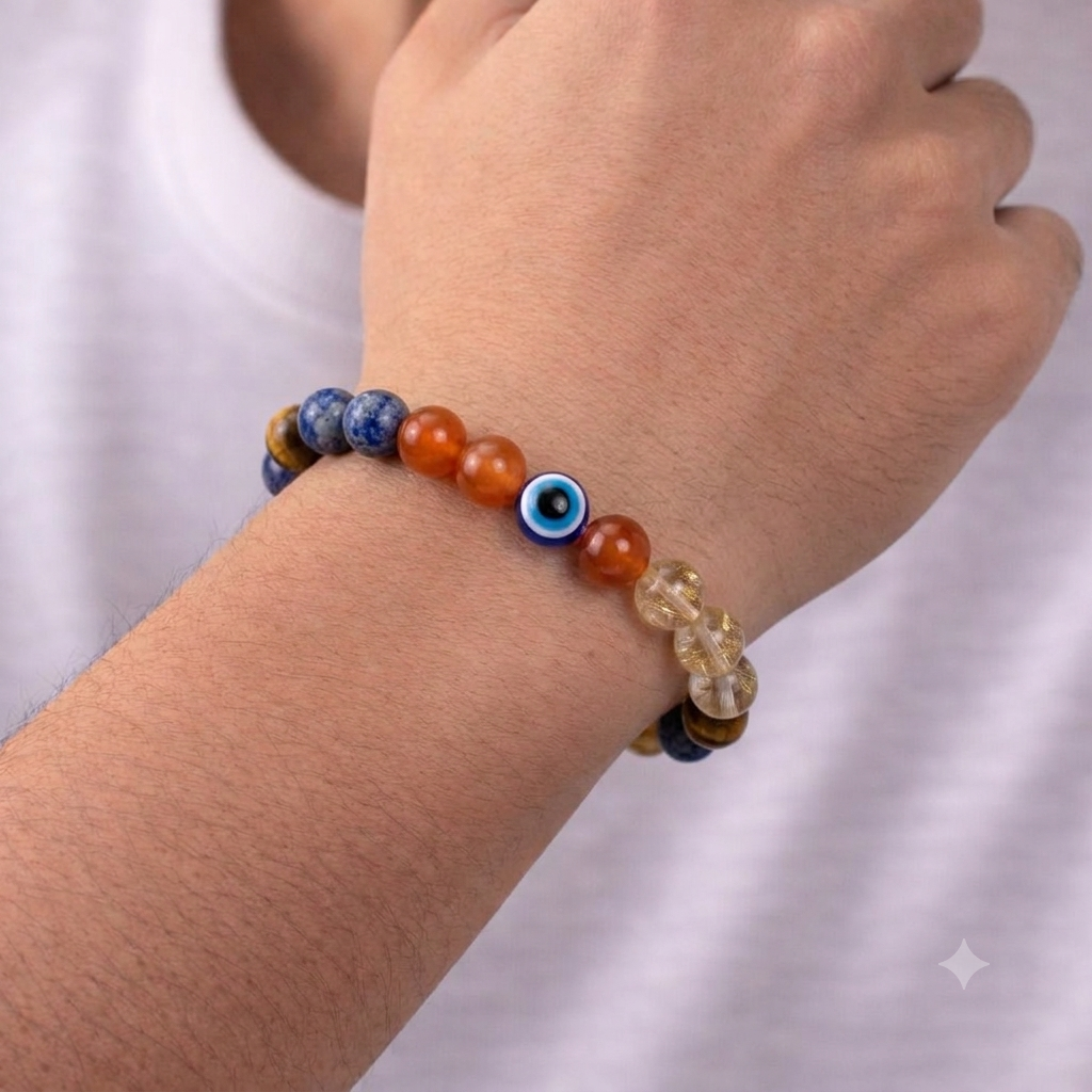 Sagittarius (Dhanu) Crystal Bracelet (Govt Lab Certified)