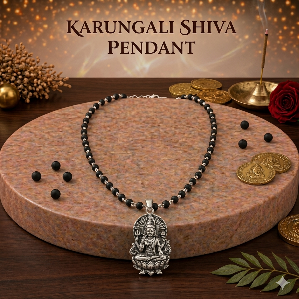 Karungali Shiva Pendant