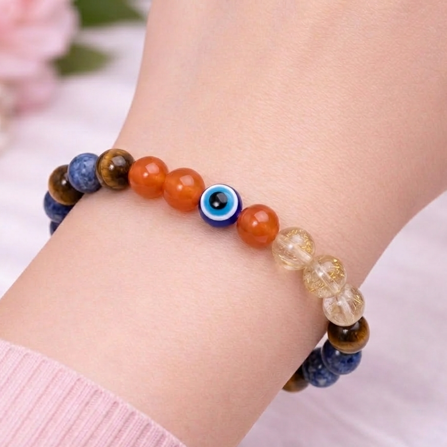 Sagittarius (Dhanu) Crystal Bracelet (Govt Lab Certified)