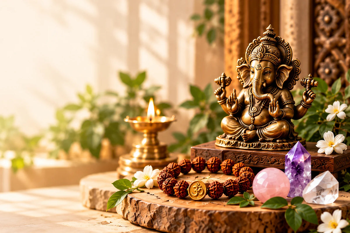 Dharmik Dev spiritual products with Lord Ganesha