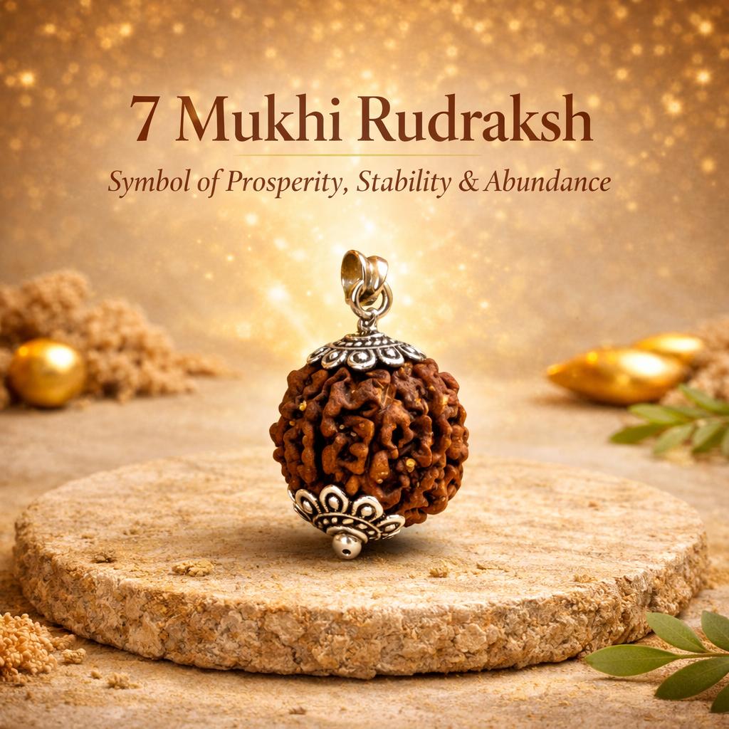 7 Mukhi Rudraksha (Government Lab Certified)