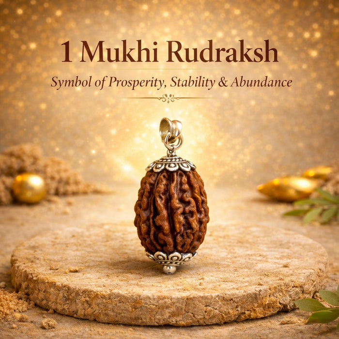 1 Mukhi Rudraksha with Certification