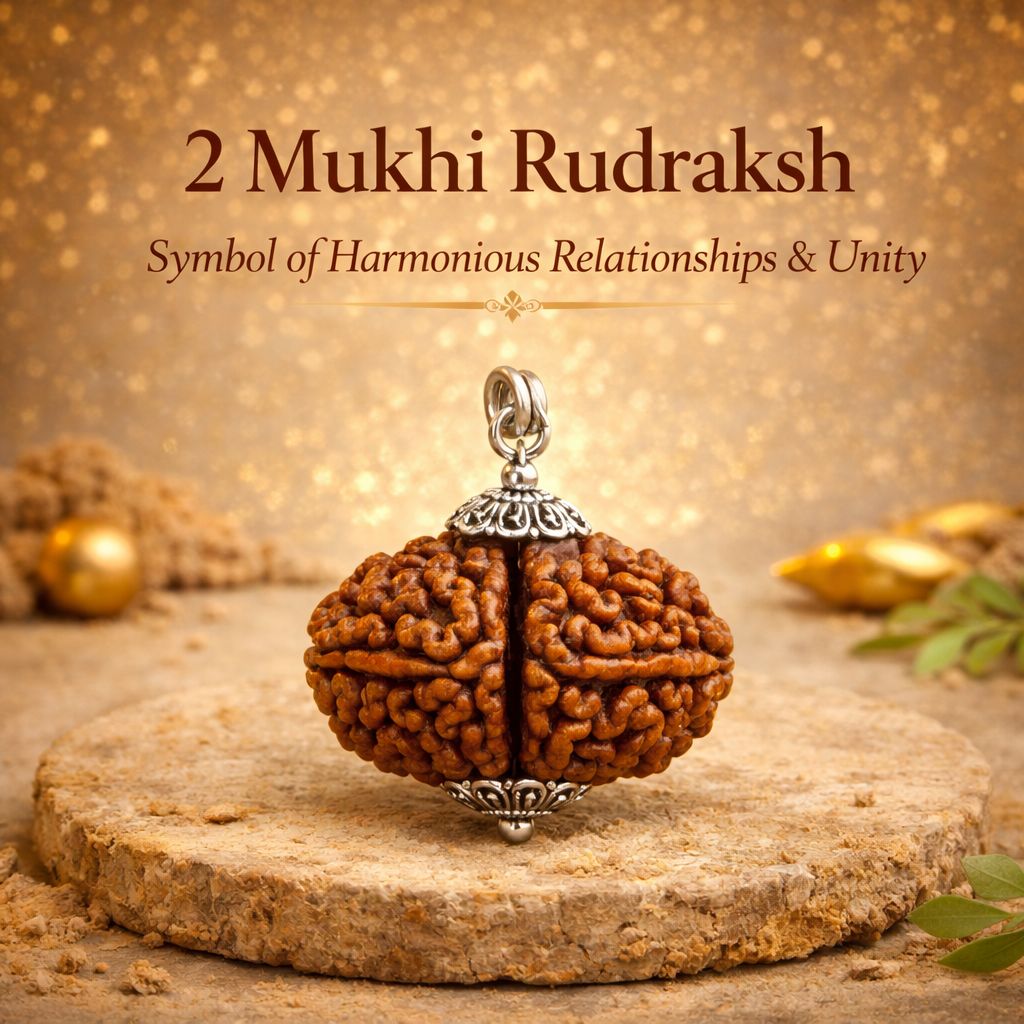 2 Mukhi Rudraksha (Government Lab Certified)