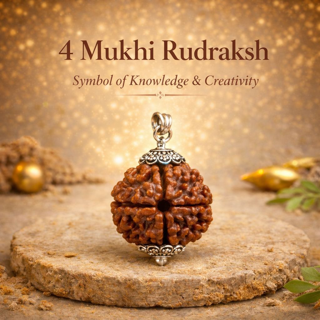 4 Mukhi Rudraksha (Government Lab Certified)