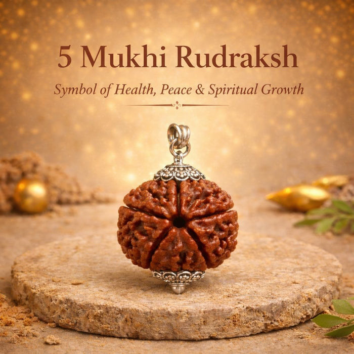 5 Mukhi Rudraksha (Government Lab Certified)
