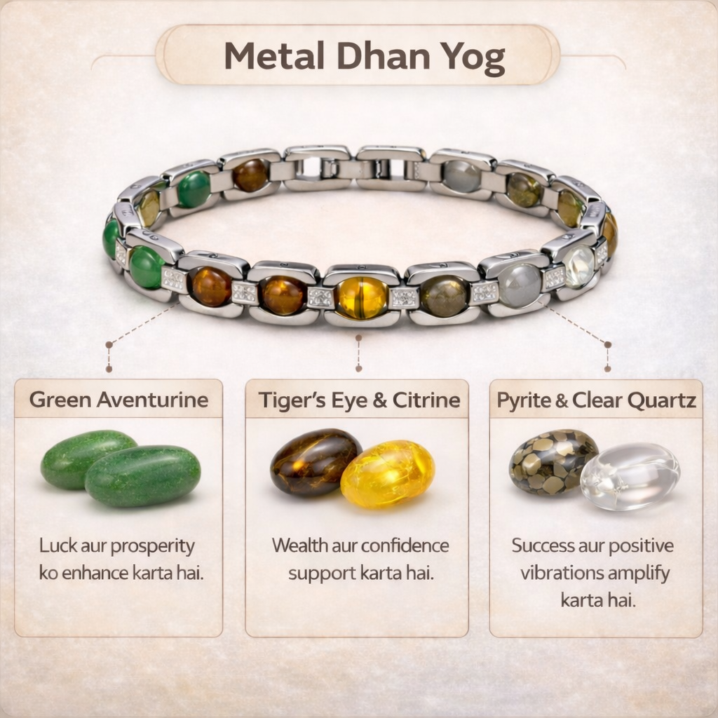 Metal Dhan Yog Bracelet