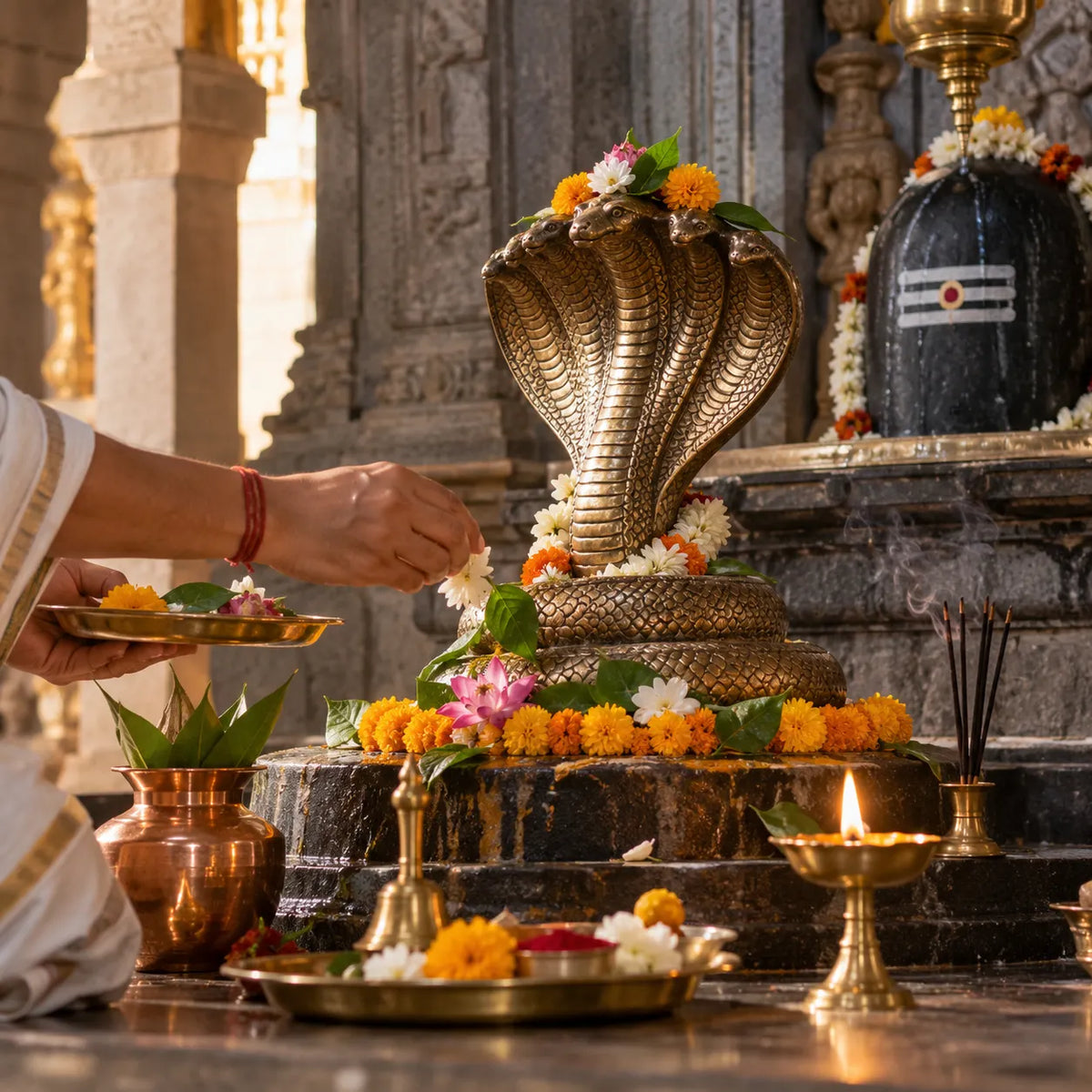 Kaal Sarp Dosh Nivaran Puja at Nag Vasuki Mandir, Prayagraj