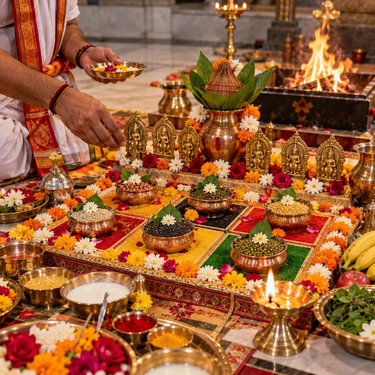 Navgraha Shanti Puja near Maa Lalita Devi Mandir, Prayagraj