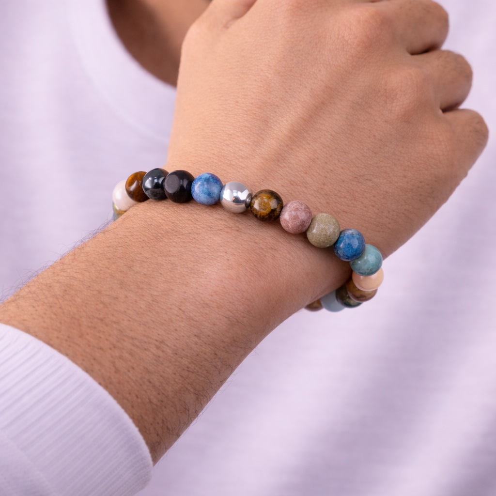 Male Relationship Crystal Bracelet With Certification