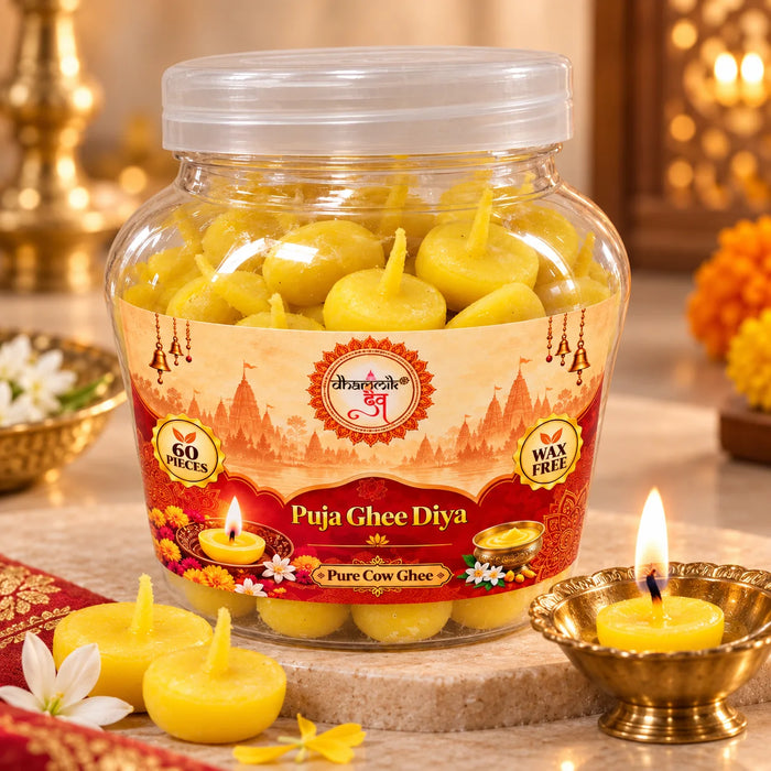 Ghee Diya – Ready to Light for Daily Puja & Aarti | Dharmik Dev