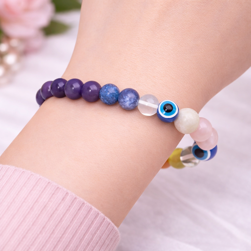 Sagittarius (Dhanu) Crystal Bracelet (Govt Lab Certified)