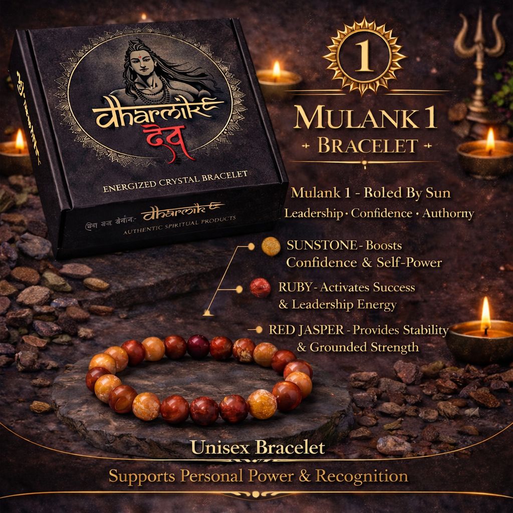 Mulank 1 Crystal Bracelet (Govt Lab Certified)