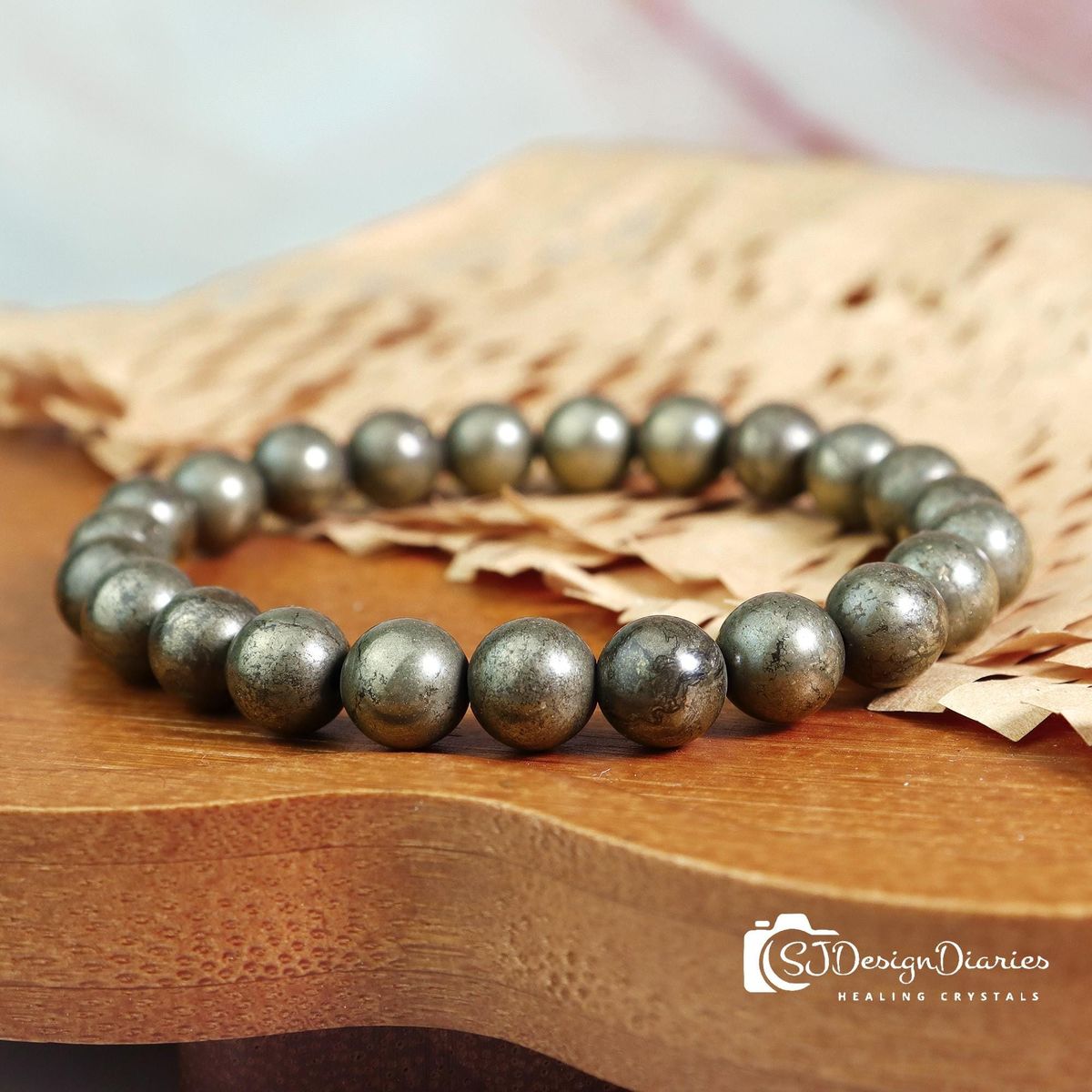 Wealth OM Pyrite Bracelet