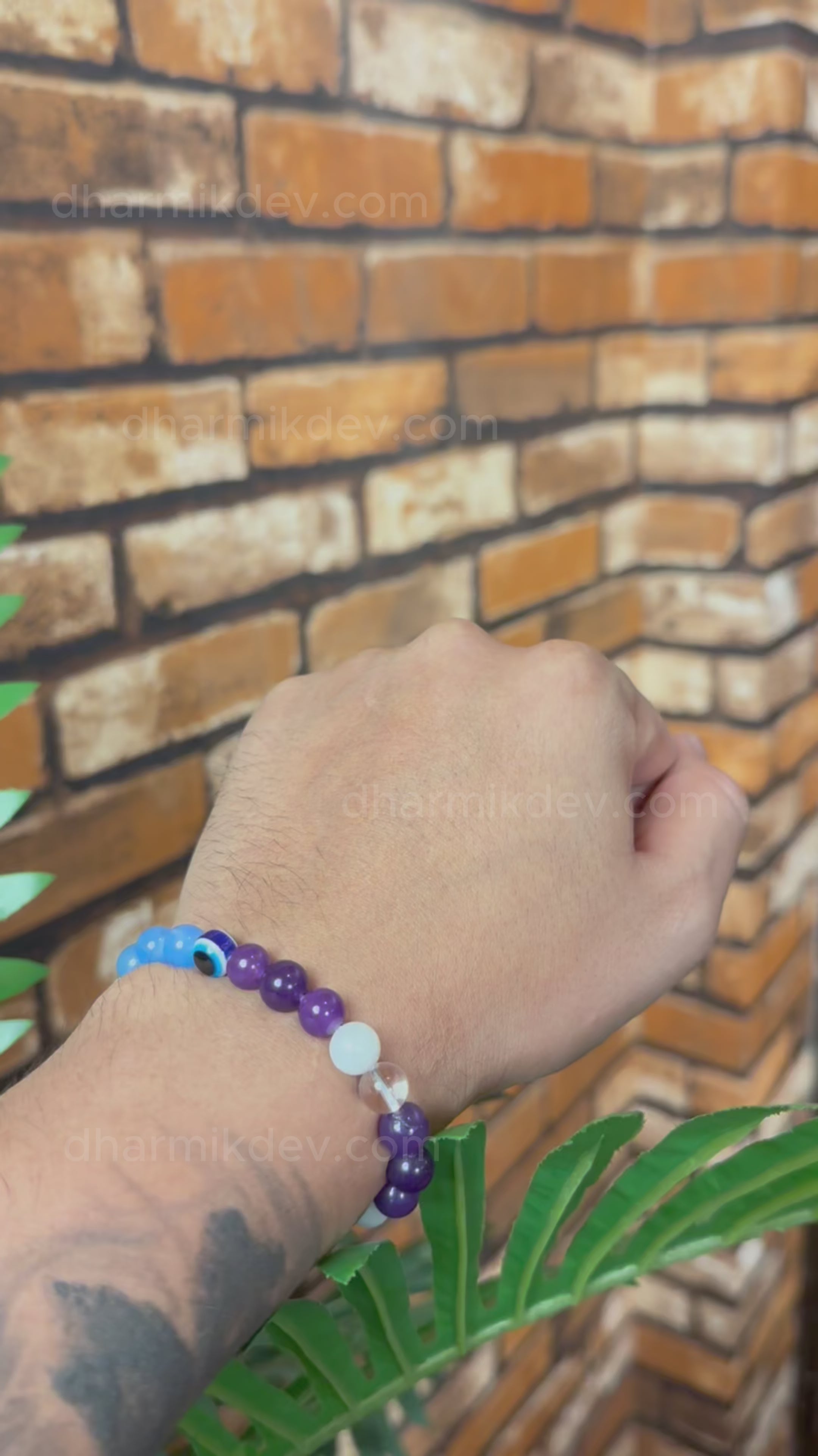 Pisces (Meen) Crystal Bracelet (Govt Lab Certified)